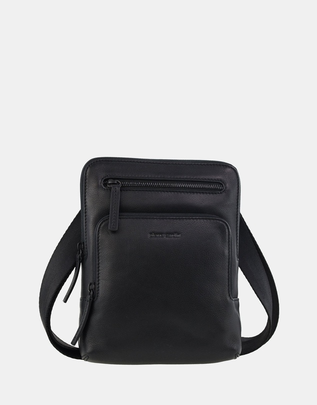 Pierre Cardin - Pierre Cardin Men's Leather Casual Crossbody Bag