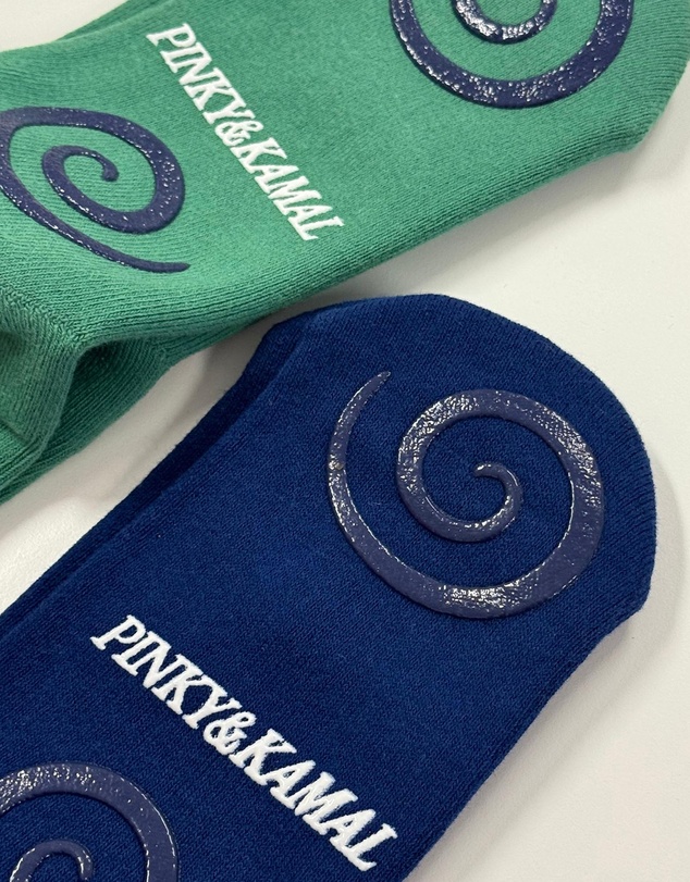 Pinky & Kamal - Pilates Spiral Grip Socks