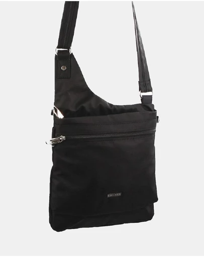 Pierre Cardin - Pierre Cardin Nylon Anti-Theft Cross Body Bag