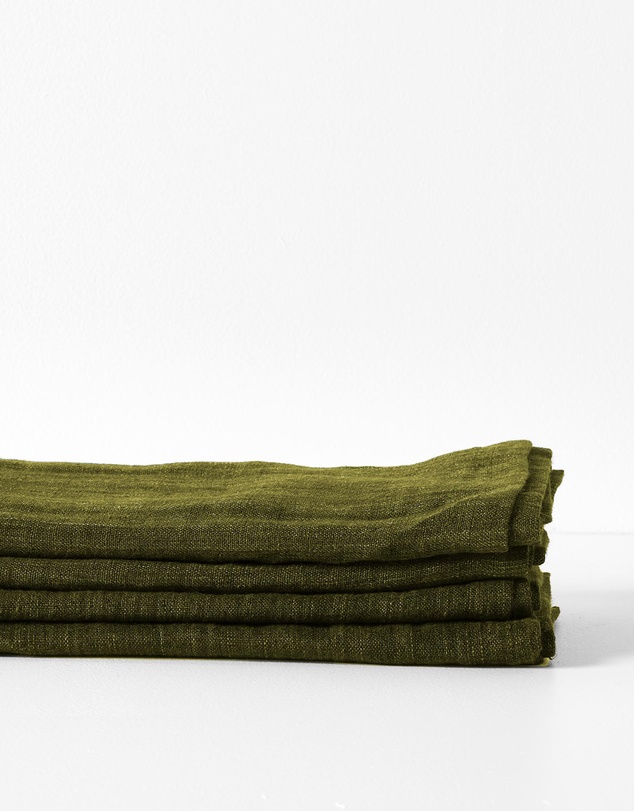 Aura Home - Vintage Pure Linen Napkin Set of 4
