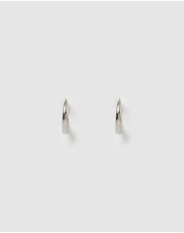 Arms Of Eve - Riley Silver Hoop Earrings - Small