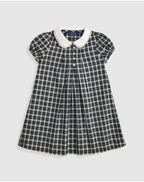 Polo Ralph Lauren - Plaid Cotton Poplin Dress - ICONIC EXCLUSIVE - Kids