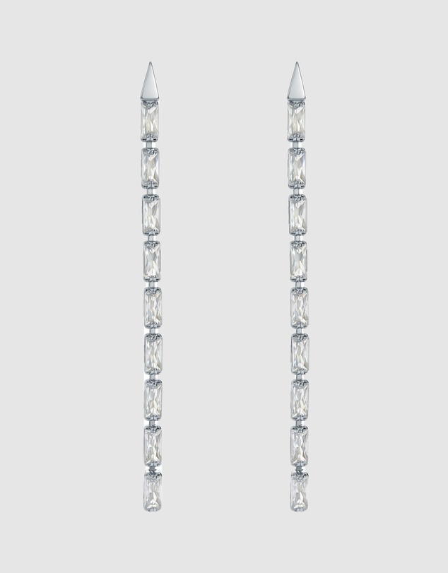 Ted Baker - Isalie Crystal Baguette Slinky Drop Earrings