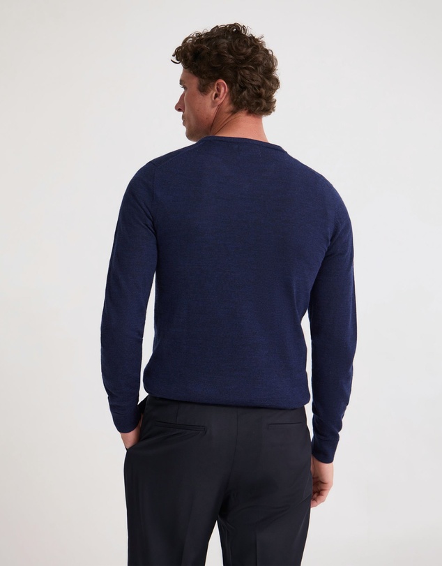 Oxford - Basic V-Neck Pure Wool Pullover