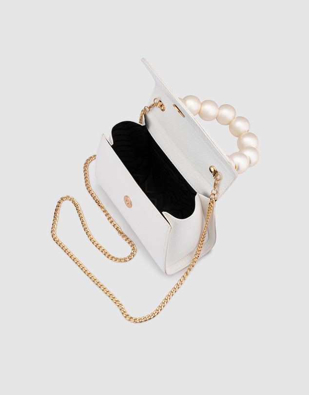 Olga Berg - PETA Pearl Handle Bag