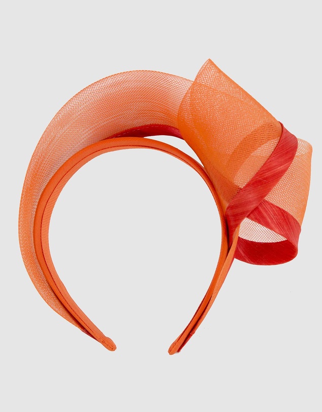 Fillies Collection - Orange Headband Fascinator