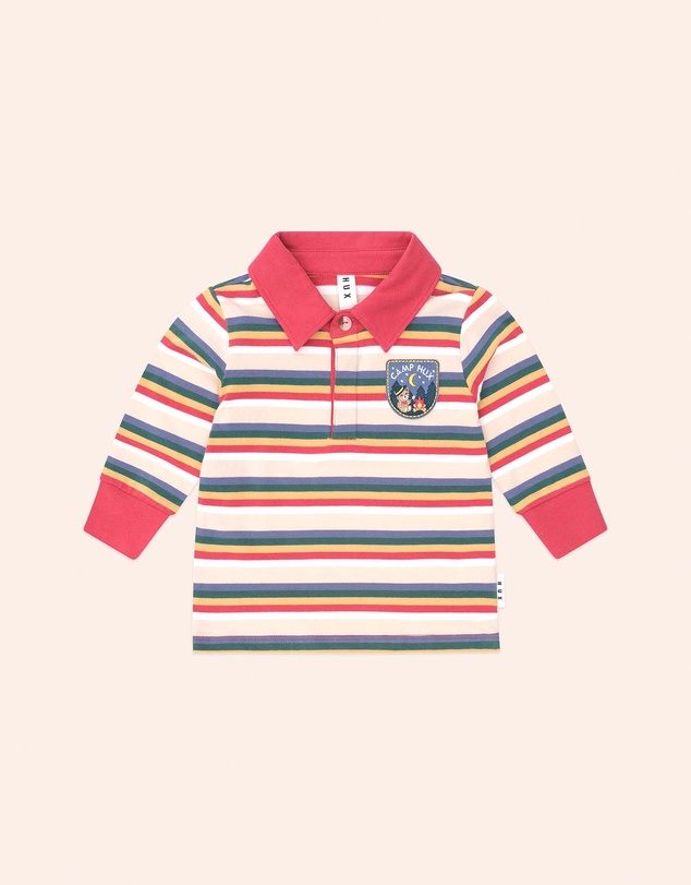 Huxbaby - Vintage Stripe Camp Hux Polo Shirt - Babies