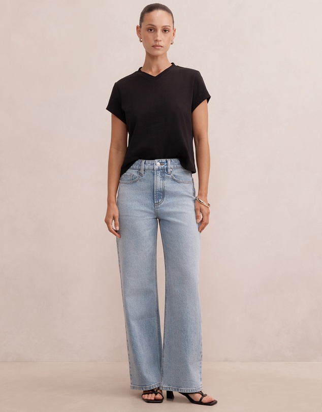 Forever New Petite - Nicki Petite Mid Rise Straight Jeans
