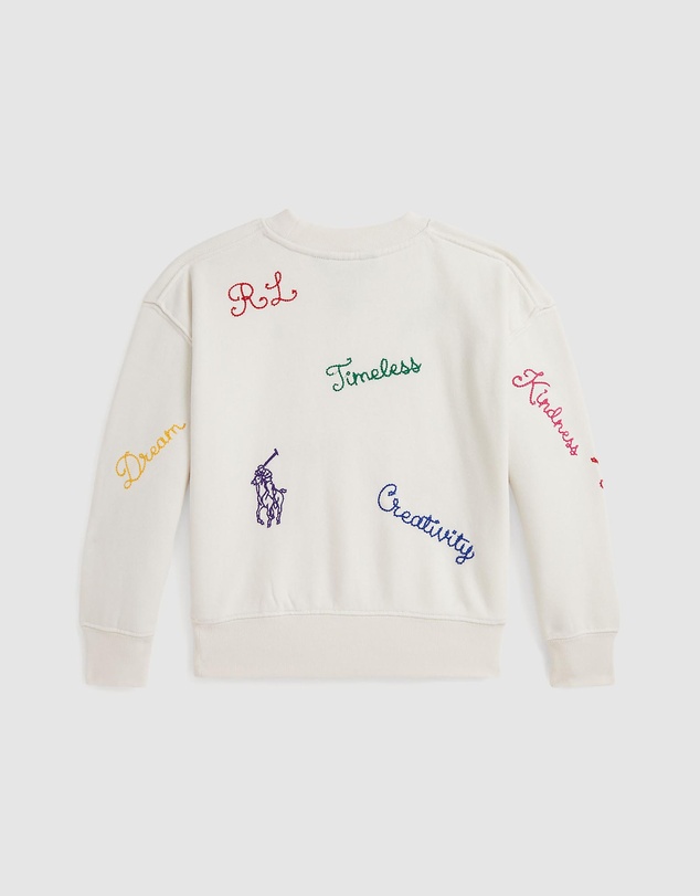Polo Ralph Lauren - Embroidered Fleece Sweatshirt - ICONIC EXCLUSIVE - Kids