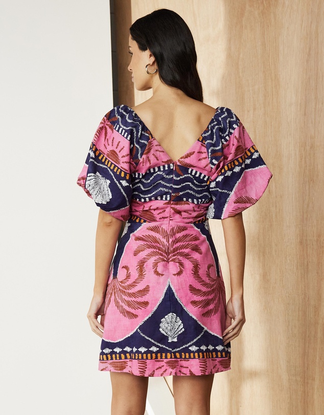 Atmos&Here - Maldives Linen Blend Mini Dress