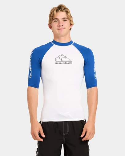 Quiksilver - Mens On Tour UPF 50 Short Sleeve Rashguard