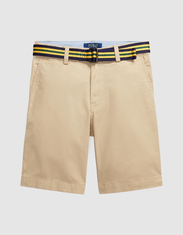 Polo Ralph Lauren - Skinny Fit Flex Abrasion Twill Shorts – ICONIC EXCLUSIVE - Teens