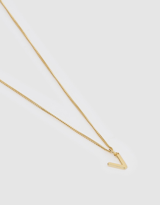 Izoa - Alphabet Letter V Necklace