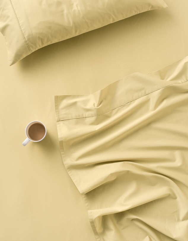 Linen House - Augusta 500TC Cotton Sateen Fitted Sheet 50cm