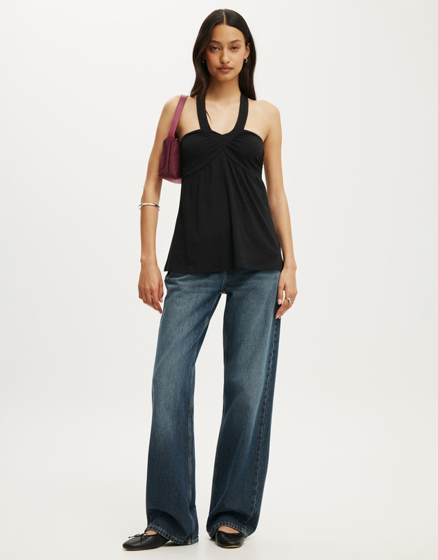 Cotton On - Reece Babydoll Halter Top