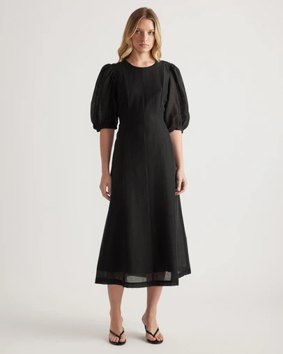 Decjuba - Polly Textured Midi Dress