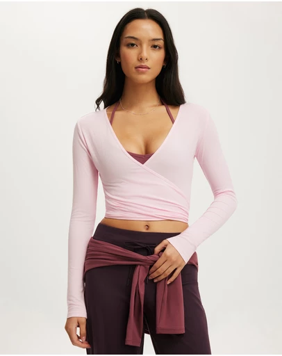 Cotton On Body Active - Active Wrap LS Top