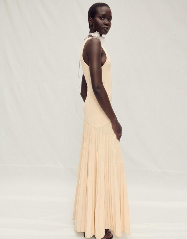 M.N.G - Piano Pleated Knitted Dress