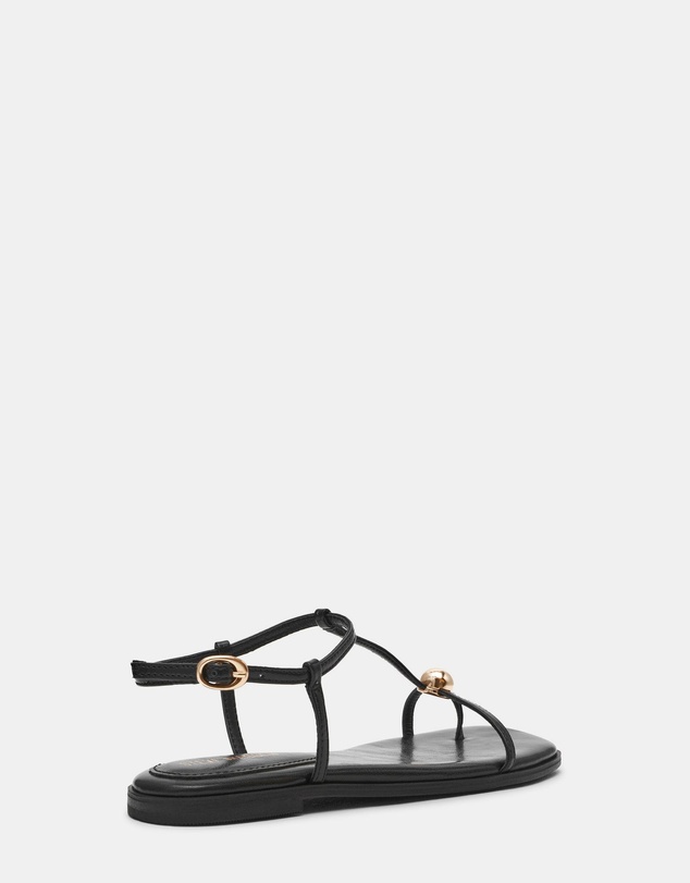 Steve Madden - Ritzy black square-toe strappy sandal