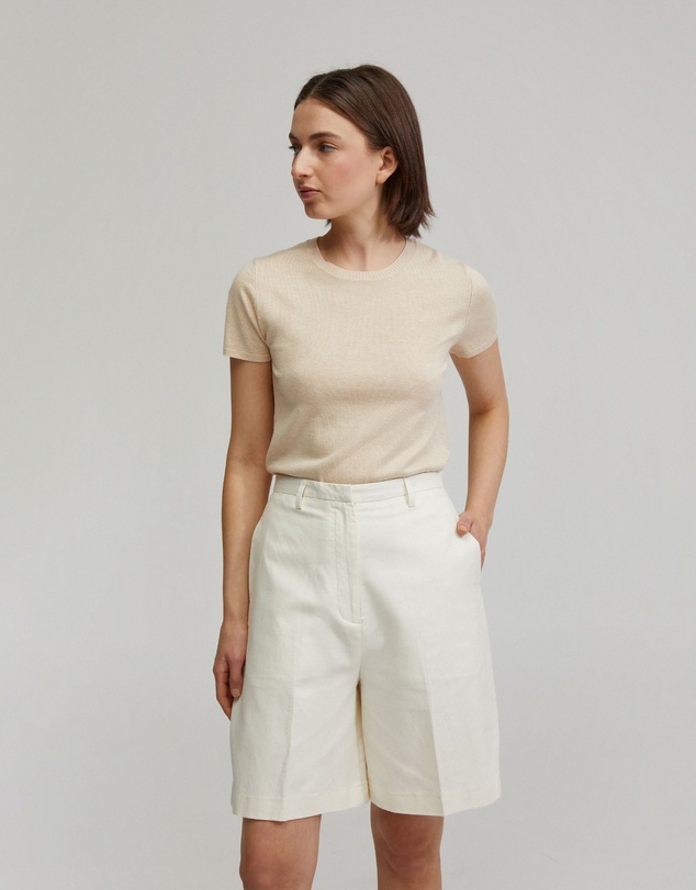 Oxford - Olivia Crop Knit Top