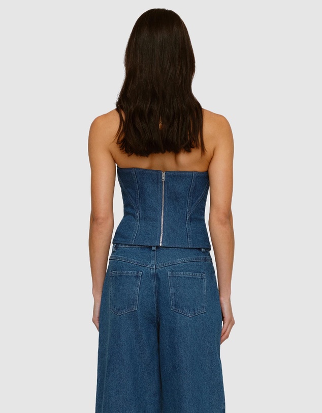 The Wolf Gang - Wynn Denim Bustier