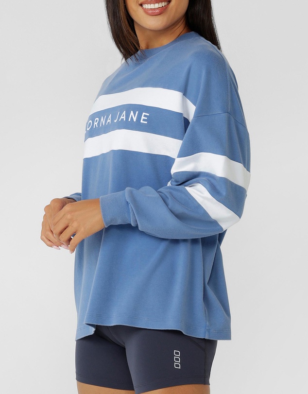 Lorna Jane - Campus Oversized Washed Lightweight Sweat