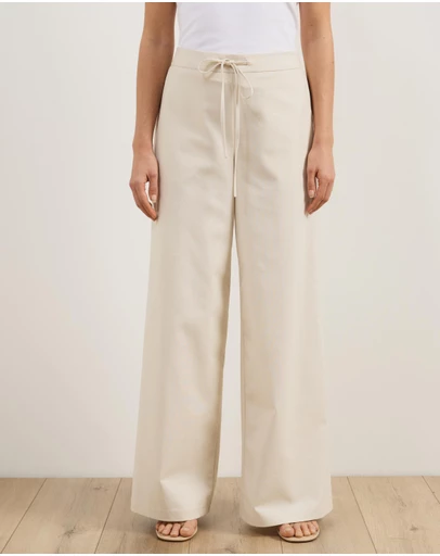 Atmos&Here - Rubi Straight Leg Linen Blend Pants