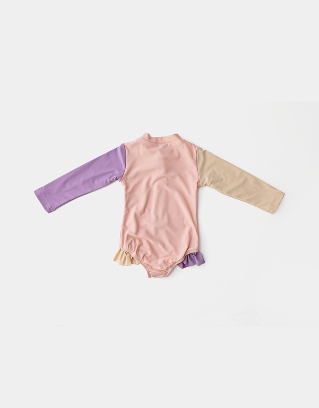 WITH LOVE FOR KIDS - Frills Long Sleeve Swimmers - Babies - Kids