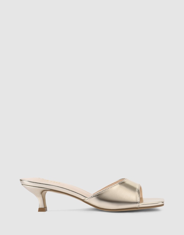Verali - Alyssa Kitten Heel Mules