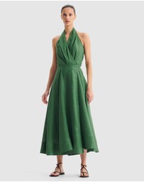 Morrison - Ronni Linen Halter Dress