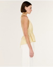 Staple the Label - Zeno Halter Top