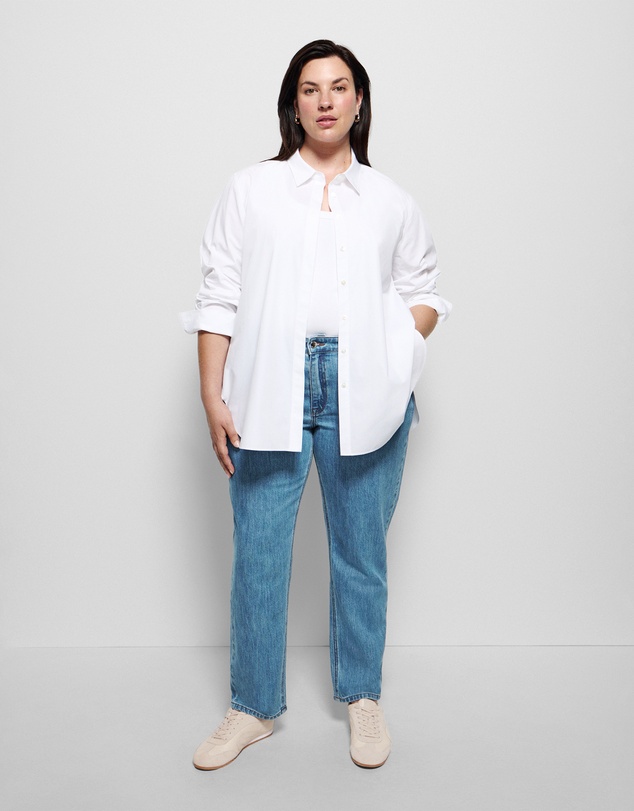 Commonry - The High Rise Crop Girlfriend Jean