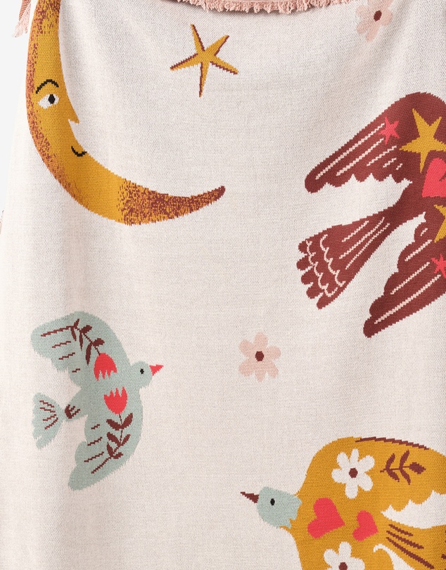 Linen House Kids - Folk Woodland Blanket