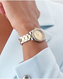 GUESS - Guess Ladies 2-Tone 30mm Analogue Watch