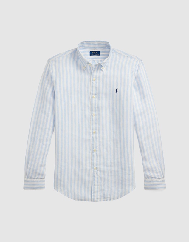 Polo Ralph Lauren - Custom Fit Striped Linen Shirt