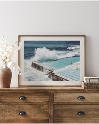 Olive et Oriel - Bondi Icebergs Art Print