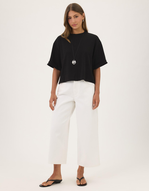 Atmos&Here - Rhea Cotton Boxy T-Shirt