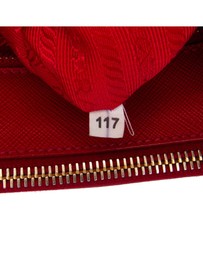 Pre-Loved by Azura Reborn - Pre-Loved Large Saffiano Lux Galleria Double Zip Satchel