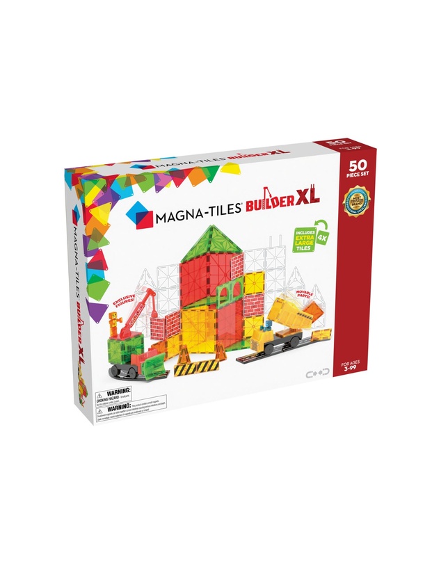 Magna-Tiles - MAGNA-TILES - Builder XL - 50 Piece Set