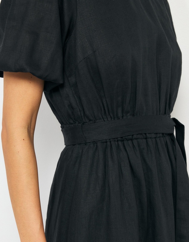 AERE - Myla Linen Midi Dress