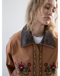 Found - Canvas Embroidered Work Jacket
