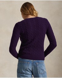 Polo Ralph Lauren - Cable Wool-Cashmere Crewneck Sweater - ICONIC EXCLUSIVE