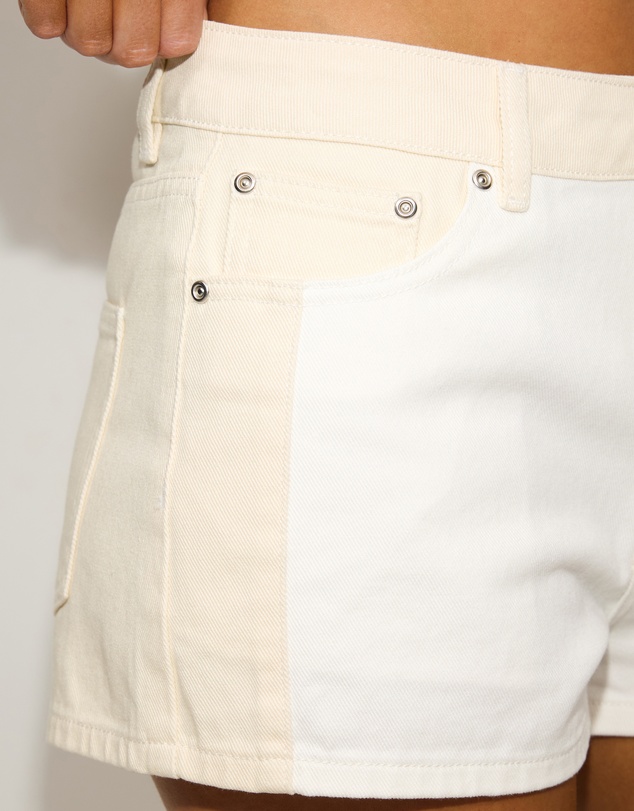 Dazie - Beja Mid Rise Spliced Shorts