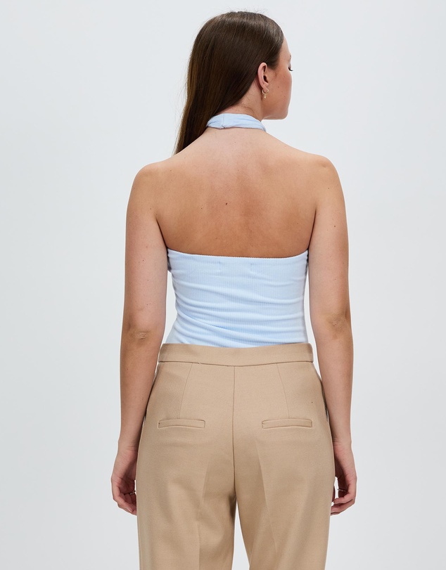 Style Addict - Emily Cross Over Halter Top