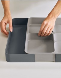 Joseph Joseph - DrawerStore™ Expanding Cutlery, Utensil & Gadget Organiser (Grey)