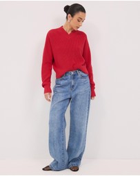 Calli - Ronnie V-Neck Jumper