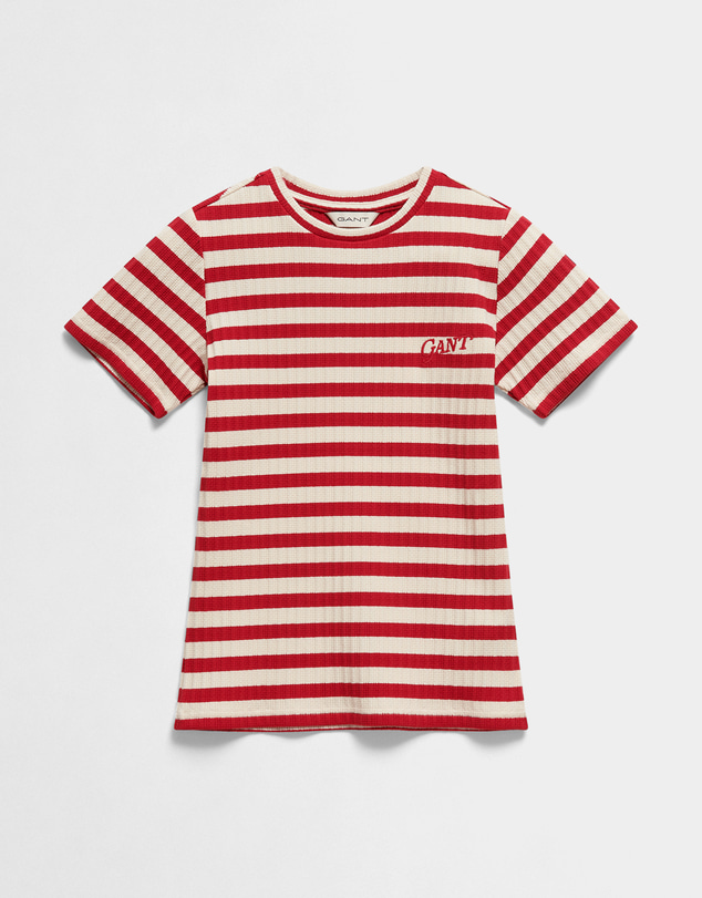 Gant - Textured Stripe Tee