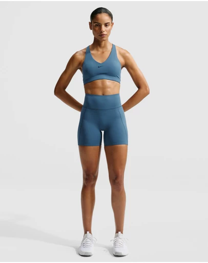Nike - Universa High-Waisted 5in Biker Shorts with No Front Seam