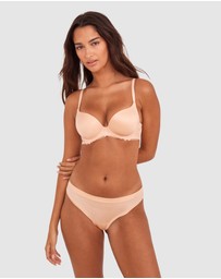 Bras N Things - Body Bliss Lace Lightly Lined Bra - Light Coral