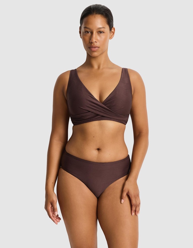 Sea Level Australia - Zen Cross Front Multifit Bra Top